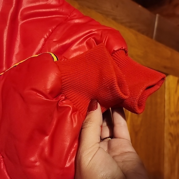 Vintage 70s Wynns Racing Jacket Deadstock Red - Picture 4 of 8